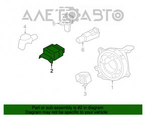 Модуль srs airbag компьютер подушек безопасности Ford C-max MK2 13-18