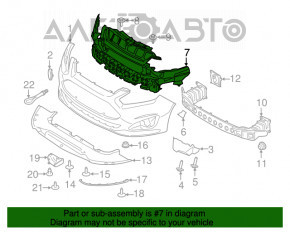 Рама переднего бампера Ford C-max MK2 13-18 usa