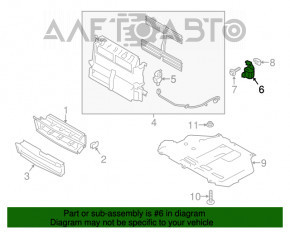 Suportul deflectorului radiatorului stânga pentru Ford C-max MK2 13-18