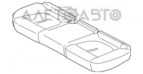 Задний ряд сидений 2 ряд Lincoln MKZ 13-16 без подогрева, кожа беж, под химчистку
