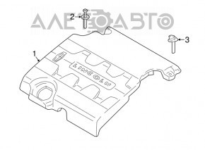 Capacul motorului Lincoln MKZ 13-16 3.7 rupturi