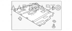 Protecția motorului Lincoln MKZ 13-16 3.7 FWD