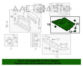 Protecția motorului Lincoln MKZ 13-16 3.7 FWD