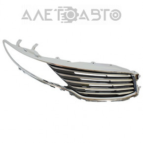 Решетка радиатора grill правая Lincoln MKZ 13-16 хром