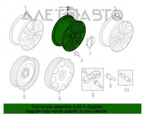 Комплект дисков R18 4шт Lincoln MKZ 13-20