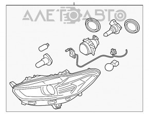 Фара передняя левая Ford Fusion mk5 13-16 новый OEM оригинал