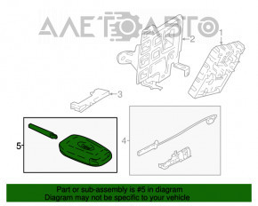 Ключ Ford Ecosport 18-22 4 кнопки