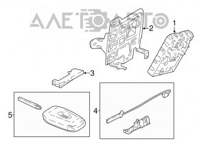 Ключ Ford Ecosport 18-22 4 кнопки