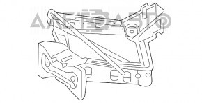 Cric Lincoln MKZ 13-16 tip 2, ruginit.