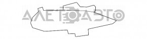 Grila bara fata dreapta Ford Fusion mk5 13-16 fara PTF nou original OEM