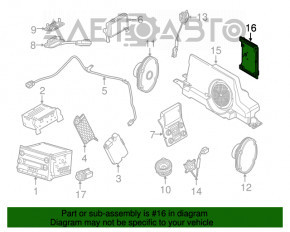 Amplificator audio Ford Fusion mk5 13-20 SE Titanium