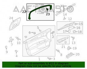 Cadru ușă interioară față dreapta Ford Fusion mk5 13-20