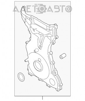 Передняя крышка двигателя Ford C-max MK2 13-18 новый OEM оригинал