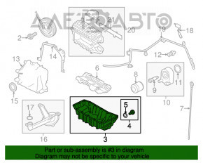 Palet de ulei Ford Escape 13-19 1.6T 1.5T