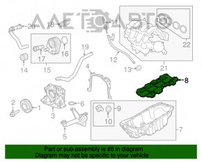 Reflector de ulei Ford Escape 13-16 1.6T