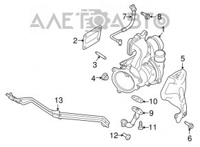 Tub turbo pentru Ford Escape mk3 17-19 1.5T nou original