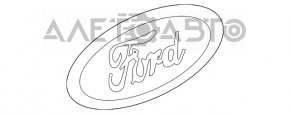 Emblema capacului portbagajului Ford Fiesta 11-19 4d