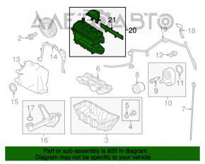 Коллектор впускной Ford Fusion mk5 13-20 1.5Т