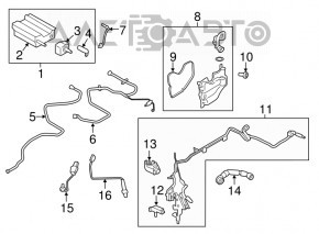 Лямбда-зонд второй Ford Edge 15-16 2.0T OEM