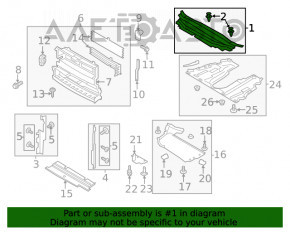 Husa televizor Ford Fusion mk5 13-20 nou OEM original