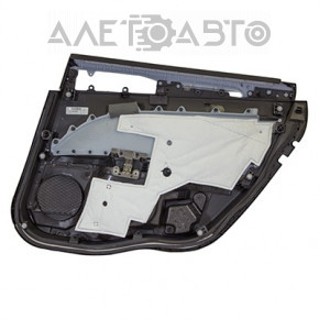 Capacul usii, cartela din spate stanga Ford Fusion mk5 13-16 piele neagra.