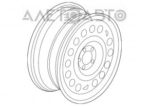 Roata de rezerva Ford Transit Connect MK2 13- R16 6.5J ET60 215/55, tabla