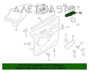 Controlul geamului electric din față, stânga, pentru Ford Transit Connect MK2 13-