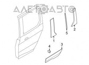 Capac usa spate stanga fata Ford Transit Connect MK2 13- pasager