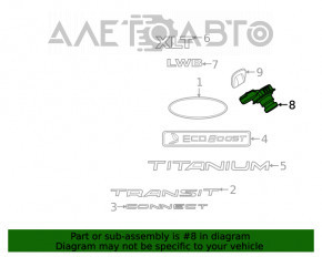 Camera de vizionare spate Ford Transit Connect MK2 13-