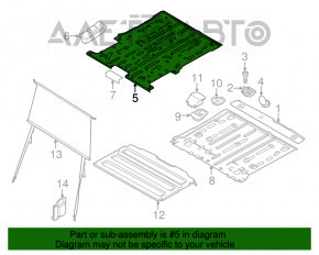 Capacitatea portbagajului Ford Transit Connect MK2 13- bază lungă