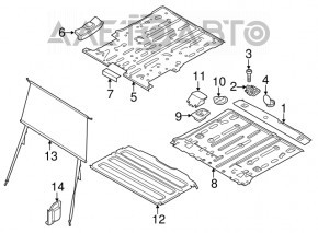 Capacitatea portbagajului Ford Transit Connect MK2 13- bază lungă