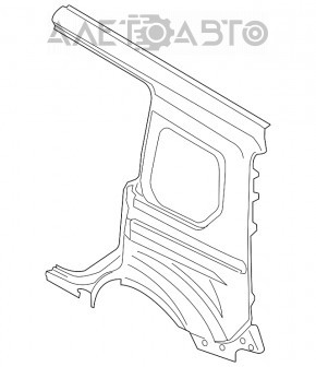 Aripa spate stânga Ford Transit Connect MK2 13- bază lungă