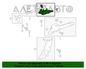 Capac spate stânga dreapta superioară Ford Focus mk3 11-18 5d gri