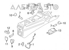 Кнопка ручного тормоза Ford Edge 15-18