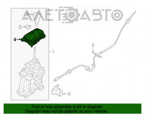 Накладка шифтера КПП Ford Edge 15-18