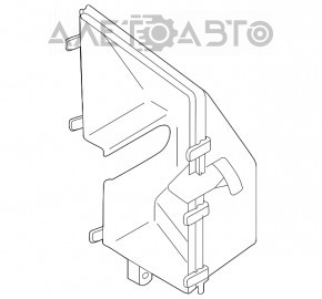 Corpul blocului de siguranțe sub capotă Mazda CX-7 06-09