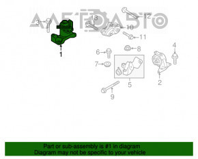 Perna motorului dreapta Mazda CX-7 06-09 nou OEM original