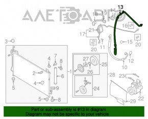 Compresor-evaporator de aer condiționat pentru Mazda CX-7 06-09.