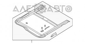 Mecanismul capacului portbagajului Mazda CX-7 06-09