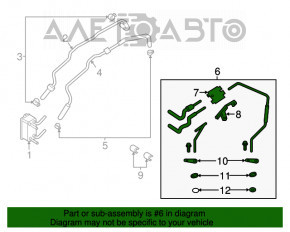 Поворотный клапан системы охлаждения АКПП Ford Fusion mk5 13-20 1.5т