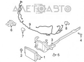 Suport pentru radarul de croazieră Distronic al Lincoln MKC 15 - Distronic