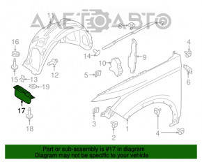 Bara de noroi față stânga Lincoln MKC 15-