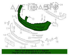 Bara fata goala Lincoln MKC 15-18 pre-restilizare