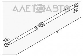 Кронштейн карданного вала Ford Escape MK3 13-