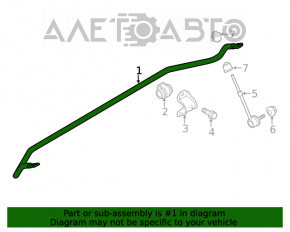 Stabilizator spate Ford Escape MK3 16-19 22mm