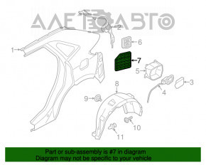 Grila de ventilatie dreapta Ford Edge 15- mare