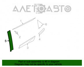 Capac usa fata stanga Ford Ecosport 18-22, ghidajele sunt rupte.