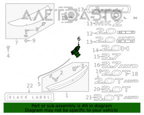 Camera de vizionare spate pentru Lincoln MKZ 13-16