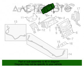 Монитор, дисплей Ford Fusion mk5 17-20 SYNC 1