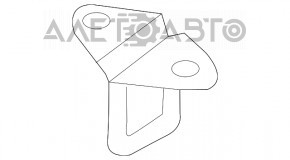 Capota de blocare a capotei Mazda CX-9 16- nou OEM original